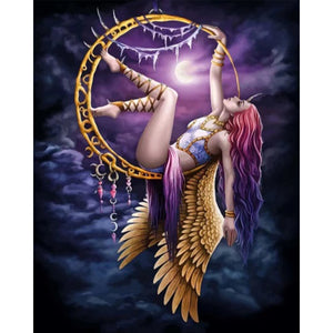 Dreamcatcher Girl 40*50CM Full AB Round Drill Diamond Painting Drill Diamond Painting