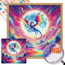 Load image into Gallery viewer, Flying Colorful Dragon 40*40CM Full Round Drill Diamond Painting Drill Diamond Painting
