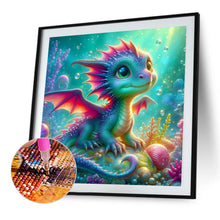 Load image into Gallery viewer, Colorful Little Dragon Underwater 40*40CM Full Round Drill Diamond Painting Drill Diamond Painting
