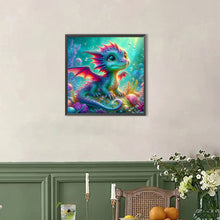 Load image into Gallery viewer, Colorful Little Dragon Underwater 40*40CM Full Round Drill Diamond Painting Drill Diamond Painting
