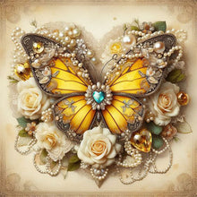 Load image into Gallery viewer, Butterfly 30*30CM Full AB Round Drill Diamond Painting Drill Diamond Painting
