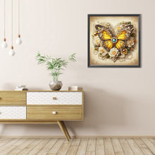 Load image into Gallery viewer, Butterfly 30*30CM Full AB Round Drill Diamond Painting Drill Diamond Painting
