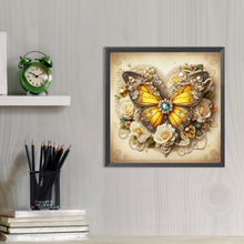Load image into Gallery viewer, Butterfly 30*30CM Full AB Round Drill Diamond Painting Drill Diamond Painting
