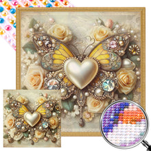 Load image into Gallery viewer, Butterfly 30*30CM Full AB Round Drill Diamond Painting Drill Diamond Painting

