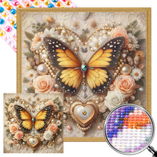 Load image into Gallery viewer, Butterfly 30*30CM Full AB Round Drill Diamond Painting Drill Diamond Painting
