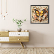 Load image into Gallery viewer, Butterfly 30*30CM Full AB Round Drill Diamond Painting Drill Diamond Painting
