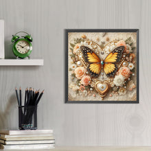 Load image into Gallery viewer, Butterfly 30*30CM Full AB Round Drill Diamond Painting Drill Diamond Painting
