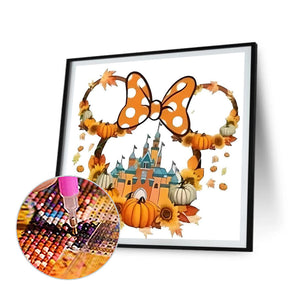 Minnie Castle 40*40CM Full Round Drill Diamond Painting Drill Diamond Painting