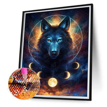 Load image into Gallery viewer, Dream Catcher Wolf 30*40CM Full Round Drill Diamond Painting Drill Diamond Painting
