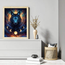 Load image into Gallery viewer, Dream Catcher Wolf 30*40CM Full Round Drill Diamond Painting Drill Diamond Painting
