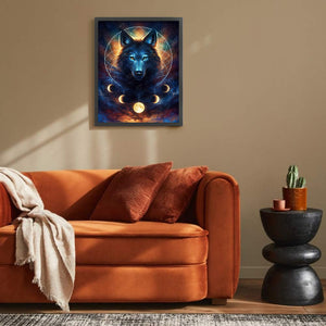 Dream Catcher Wolf 30*40CM Full Round Drill Diamond Painting Drill Diamond Painting