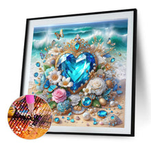 Load image into Gallery viewer, Love On The Beach 30*30CM Full AB Round Drill Diamond Painting Drill Diamond Painting
