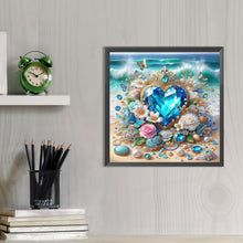 Load image into Gallery viewer, Love On The Beach 30*30CM Full AB Round Drill Diamond Painting Drill Diamond Painting
