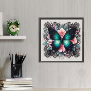 Butterfly 40*40CM Full AB Round Drill Diamond Painting Drill Diamond Painting