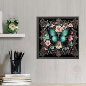 Butterfly 40*40CM Full AB Round Drill Diamond Painting Drill Diamond Painting
