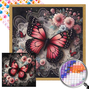 Butterfly 40*40CM Full AB Round Drill Diamond Painting Drill Diamond Painting