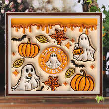 Load image into Gallery viewer, Halloween Pumpkins And Souls 50*45CM Full Round Drill Diamond Painting Drill Diamond Painting
