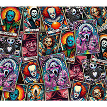 Load image into Gallery viewer, Halloween Horror Poster 50*45CM Full Round Drill Diamond Painting Drill Diamond Painting
