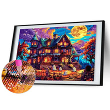 Load image into Gallery viewer, Halloween Horror Nights 60*40CM Full Round Drill Diamond Painting Drill Diamond Painting
