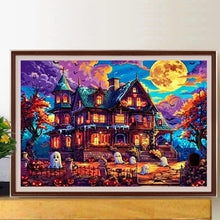 Load image into Gallery viewer, Halloween Horror Nights 60*40CM Full Round Drill Diamond Painting Drill Diamond Painting
