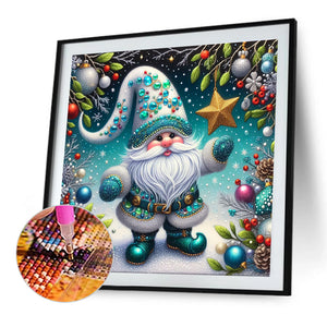 Christmas Gnome 40*40CM Full Round Drill Diamond Painting Drill Diamond Painting