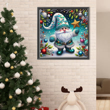 Load image into Gallery viewer, Christmas Gnome 40*40CM Full Round Drill Diamond Painting Drill Diamond Painting
