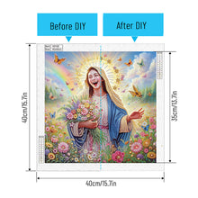 Load image into Gallery viewer, Our Lady Of Jesus 40*40CM Special Shaped Drill Diamond Painting Drill Diamond Painting
