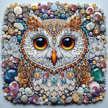 Load image into Gallery viewer, Owl Bird Carriage 30*30CM Special Shaped Drill Diamond Painting Drill Diamond Painting
