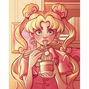 Sailor Moon 40*50CM(Canvas) Full Round Drill Diamond Painting