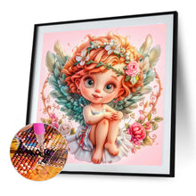 Load image into Gallery viewer, Flowers And Grass Peace Angel Girl 40*40CM Full Round Drill Diamond Painting Drill Diamond Painting
