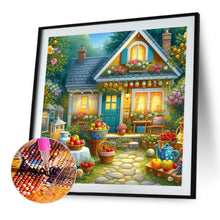 Load image into Gallery viewer, Flowers And Fruits House Front Yard 40*40CM Full Round Drill Diamond Painting Drill Diamond Painting
