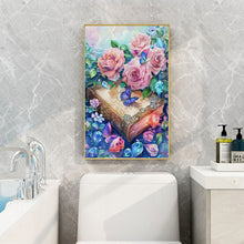 Load image into Gallery viewer, Crystal Flower Book Butterfly 40*60CM Full Round Drill Diamond Painting Drill Diamond Painting
