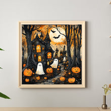 Load image into Gallery viewer, Halloween Souls Night 40*40CM Full Round Drill Diamond Painting Drill Diamond Painting
