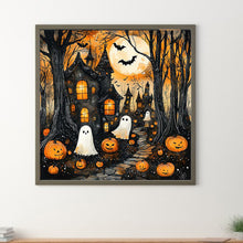 Load image into Gallery viewer, Halloween Souls Night 40*40CM Full Round Drill Diamond Painting Drill Diamond Painting
