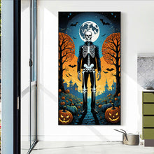 Load image into Gallery viewer, Halloween Skeleton Man 40*70CM Full Round Drill Diamond Painting Drill Diamond Painting
