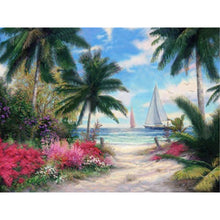 Load image into Gallery viewer, Seaside 40*30CM Full AB Square Drill Diamond Painting Drill Diamond Painting
