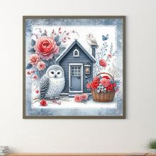 Load image into Gallery viewer, Garden Owl 40*40CM Full Round Drill Diamond Painting Drill Diamond Painting
