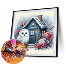 Load image into Gallery viewer, Garden Owl 40*40CM Full Round Drill Diamond Painting Drill Diamond Painting
