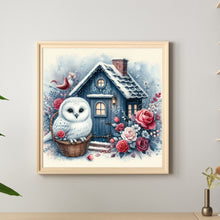 Load image into Gallery viewer, Garden Owl 40*40CM Full Round Drill Diamond Painting Drill Diamond Painting
