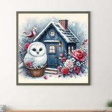 Load image into Gallery viewer, Garden Owl 40*40CM Full Round Drill Diamond Painting Drill Diamond Painting
