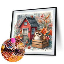 Load image into Gallery viewer, Garden Owl 40*40CM Full Round Drill Diamond Painting Drill Diamond Painting
