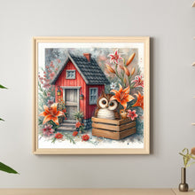 Load image into Gallery viewer, Garden Owl 40*40CM Full Round Drill Diamond Painting Drill Diamond Painting
