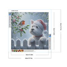 Load image into Gallery viewer, Christmas Dog 40*40CM(Canvas) Full Round Drill Diamond Painting
