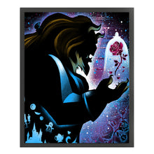 Load image into Gallery viewer, Huancan - Disney - Beauty And The Beast - 40*50CM 14CT 2 Stamped Cross Stitch
