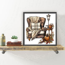 Load image into Gallery viewer, Pumpkin Sofa 30*30CM Full Round Drill Diamond Painting Drill Diamond Painting
