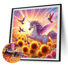 Load image into Gallery viewer, Hummingbirds And Unicorns 40*40CM Full AB Round Drill Diamond Painting Drill Diamond Painting
