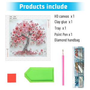 Paper Drawing Tree Of Life 30*30CM Special Shaped Drill Diamond Painting Drill Diamond Painting