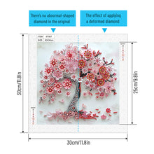 Load image into Gallery viewer, Paper Drawing Tree Of Life 30*30CM Special Shaped Drill Diamond Painting Drill Diamond Painting
