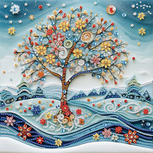 Load image into Gallery viewer, Paper Drawing Tree Of Life 30*30CM Special Shaped Drill Diamond Painting Drill Diamond Painting
