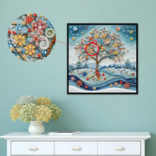 Load image into Gallery viewer, Paper Drawing Tree Of Life 30*30CM Special Shaped Drill Diamond Painting Drill Diamond Painting
